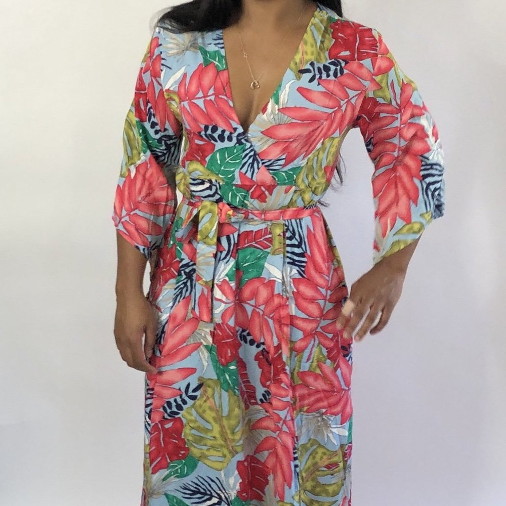 Floral Print Maxi Dress